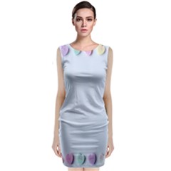 Valentine Day Heart Pattern Capsule Sleeveless Velvet Midi Dress by artworkshop