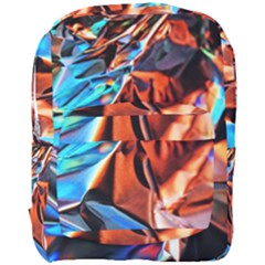Another Rgb Lighting Test On Aluminium Surface Full Print Backpack by artworkshop
