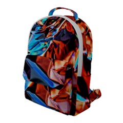 Another Rgb Lighting Test On Aluminium Surface Flap Pocket Backpack (large) by artworkshop