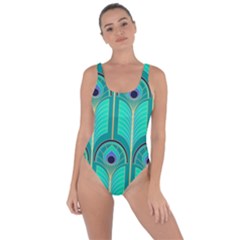Gradient Art Deco Pattern Design Bring Sexy Back Swimsuit by artworkshop
