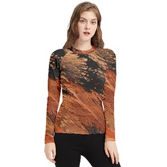 Painting Wallpaper Women s Long Sleeve Rash Guard by artworkshop