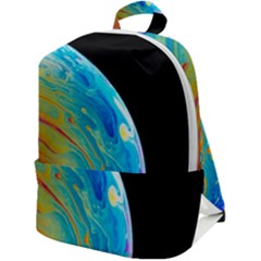 Soap Bubble Project Zip Up Backpack by artworkshop
