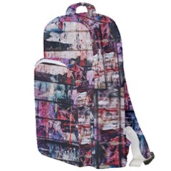 Splattered Paint On Wall Double Compartment Backpack by artworkshop
