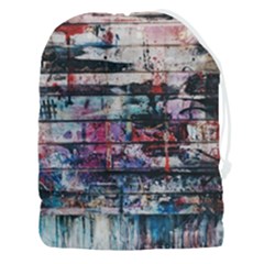 Splattered Paint On Wall Drawstring Pouch (3xl) by artworkshop