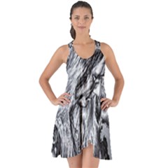 Iron Slide Show Some Back Chiffon Dress by MRNStudios