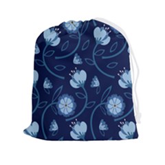 Flower Drawstring Pouch (2xl) by zappwaits