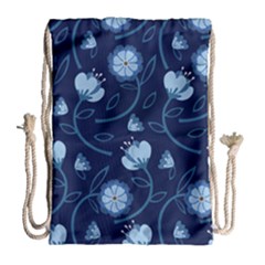 Flower Drawstring Bag (large) by zappwaits