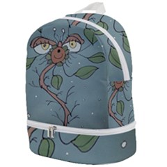 Fantasy Flower Drawing Zip Bottom Backpack by dflcprintsclothing
