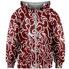 Berry Swirls Kids  Zipper Hoodie Without Drawstring by ttlisted