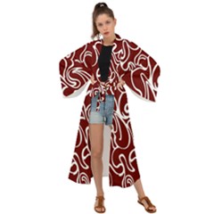 Berry Swirls Maxi Kimono by ttlisted