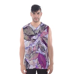 Leaves  Men s Basketball Tank Top by DinkovaArt