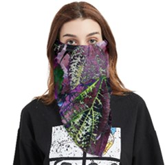 Leaves 21 Face Covering Bandana (triangle) by DinkovaArt