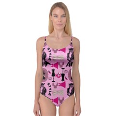 Fashion Girl Newyork Bts Nft Camisole Leotard  by Ravend