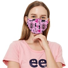 Fashion Girl Newyork Bts Nft Fitted Cloth Face Mask (adult) by Ravend