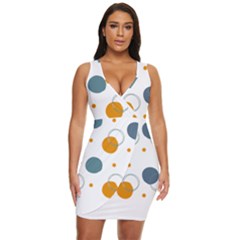 Abstract Circle Pastel Pattern T- Shirt Abstract Circle Pastel Pattern T- Shirt Draped Bodycon Dress by maxcute