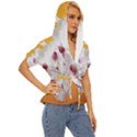 Boards Decoration Flower Flower Room Lightweight Drawstring Hooded Top View3