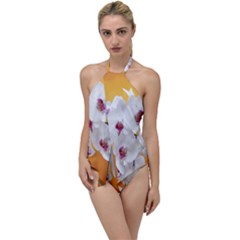 Boards Decoration Flower Flower Room Go With The Flow One Piece Swimsuit by artworkshop