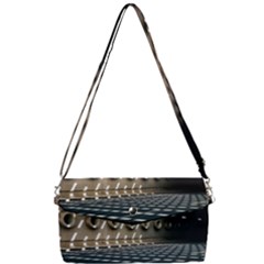 Dark Tunnels Within A Tunnel Removable Strap Clutch Bag by artworkshop