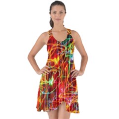 Design Art Pattern Show Some Back Chiffon Dress by artworkshop
