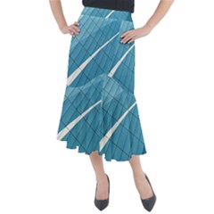 Design Texture Midi Mermaid Skirt by artworkshop