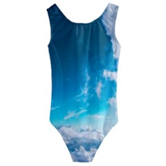 Landscape Sky Clouds Hd Wallpaper Kids  Cut-out Back One Piece Swimsuit by artworkshop