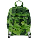 Layered plant leaves iphone wallpaper Zip Up Backpack View3