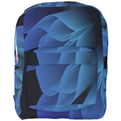 Abstract Blue Background Full Print Backpack by artworkshop