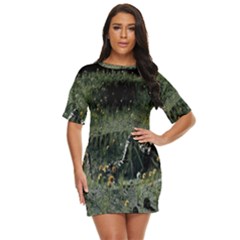Astronaut Lying In Flowers Fantasy Just Threw It On Dress by artworkshop