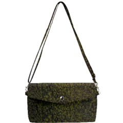 Green Grunge Background Removable Strap Clutch Bag by artworkshop