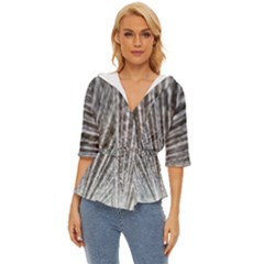 Light Cloud Lightweight Drawstring Hooded Top by artworkshop