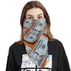 Money Pattern Face Covering Bandana (triangle) by artworkshop