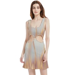 Nature Plants Color Velour Cutout Dress by artworkshop