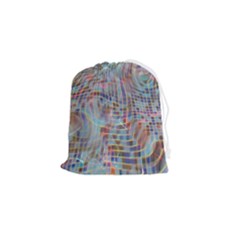 Pattern Texture Design Drawstring Pouch (small) by artworkshop