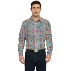 Pattern Texture Design Men s Long Sleeve  Shirt by artworkshop