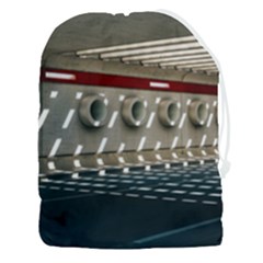 Patterned Tunnels On The Concrete Wall Drawstring Pouch (3xl) by artworkshop