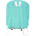 Teal Brick Texture Full Print Backpack View2