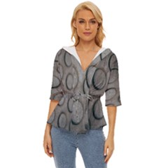 Texture Pattern Wallpaper Lightweight Drawstring Hooded Top by artworkshop