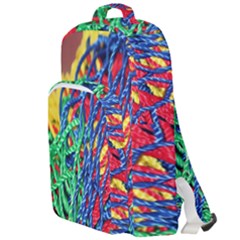 Thread Texture Pattern Double Compartment Backpack by artworkshop