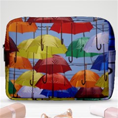 Umbrellas Colourful Make Up Pouch (large) by artworkshop
