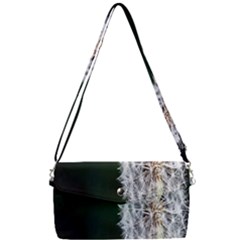 White Flower Removable Strap Clutch Bag by artworkshop