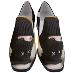 Hood 2 Women Slip On Heel Loafers by Holyville
