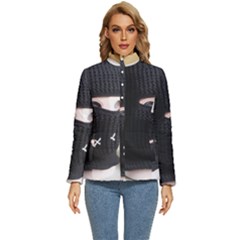 Ski Mask  Women s Puffer Bubble Jacket Coat by Holyville