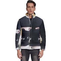 Ski Mask  Men s Puffer Bubble Jacket Coat by Holyville