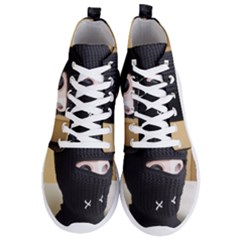 Ski Mask  Men s Lightweight High Top Sneakers by Holyville