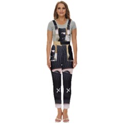 Ski Mask  Women s Pinafore Overalls Jumpsuit by Holyville