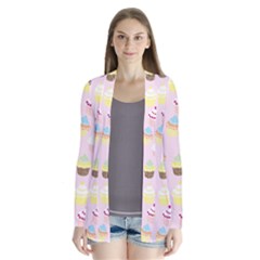 Cupcakes! Drape Collar Cardigan by fructosebat