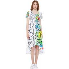 Brain-mind-psychology-idea-drawing High Low Boho Dress by Jancukart