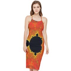 Fractal Mandelbrot Set Pattern Art Bodycon Cross Back Summer Dress by Ravend