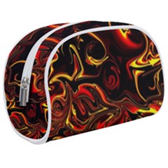 Modern Art Design Fantasy Surreal Orange Make Up Case (medium) by Ravend