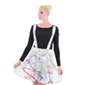 Abstract T- Shirt Abstract Art T- Shirt Suspender Skater Skirt View1